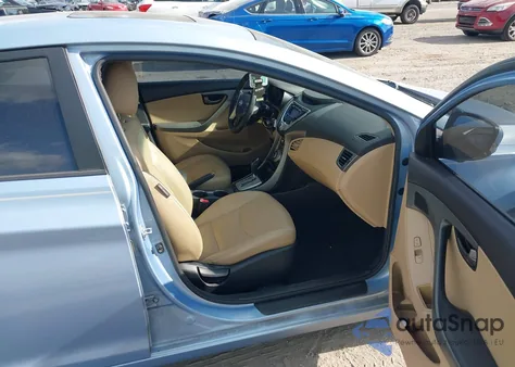 2012 Hyundai Elantra Limited (Ulsan Plant) из США, поврежденный, VIN KMHDH4AE9CU451500